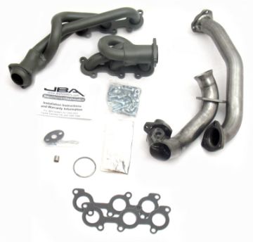 Picture of JBA 01 - 04 Toyota 3.4L V6 wo EGR 1 - 12in Primary Ti Ctd Cat4Ward Header