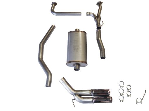 Picture of JBA 04 - 20 Nissan Titan 5.6L 304SS Pass Side Dual Exit Cat - Back Exhaust