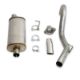 Picture of JBA 00 - 06 Jeep Wrangler TJ 2.5L4.0L 304SS Single Rear Exit Cat - Back Exhaust