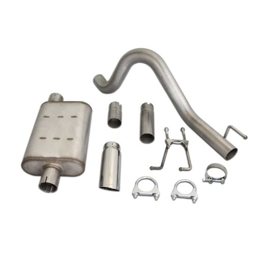 Picture of JBA 87 - 96 Jeep Wrangler YJ 2.5L4.0L4.2L 304SS Single Rear Exit Cat - Back Exhaust
