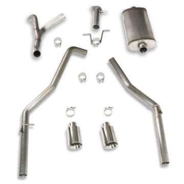 Picture of JBA 19 - 20 Ram 1500 5.7L 304SS Dual Rear Exit Cat - Back Exhaust
