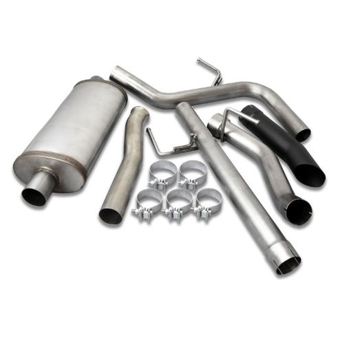 Picture of JBA 18 - 20 Jeep Gladiator JT 3.6L 304SS Single Rear Exit Cat - Back Exhaust
