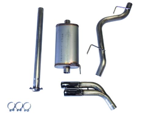 Picture of JBA 15 - 20 Ford F - 150 24WD 2.7L3.5L5.0L 304SS Dual Side Exit Cat - Back Exhaust