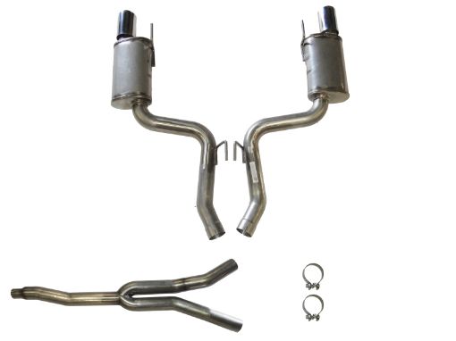 Picture of JBA 15 - 20 Ford Mustang EcoBoost 304 Stainless Steel Cat - Back Exhaust