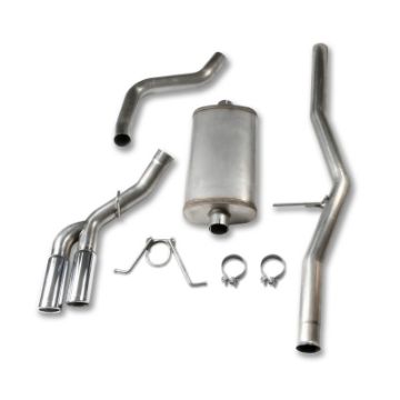 Picture of JBA 04 - 19 Chevy Silverado 4.8L5.3L (Excl Reg Cab) 304SS Dual Exit Cat - Back Exhaust w3in Tips