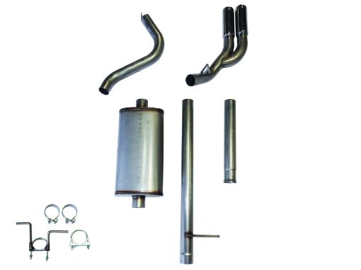 Picture of JBA 19 - 20 ChevyGMC 1500 5.3L L82L84 304SS Dual Side Exit Cat - Back Exhaust System