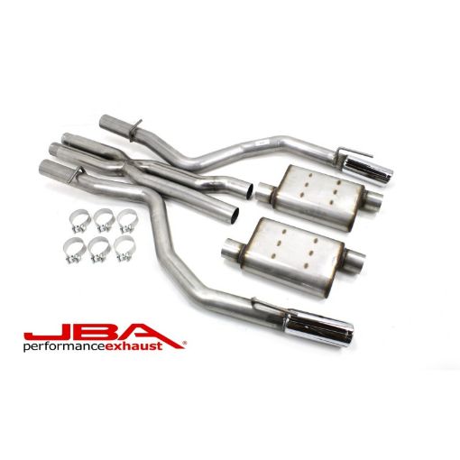 Picture of JBA 15 - 20 Dodge Charger SRT8 Hellcat 6.26.4L 409SS Dual Rear Exit Cat - Back Exhaust