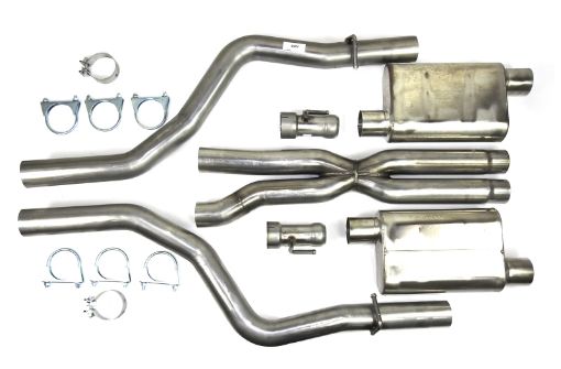 Picture of JBA 15 - 20 Dodge Challenger SRT8Hellcat 6.1L6.2L6.4L 3in SS Dual Exit Cat - Back Exhaust