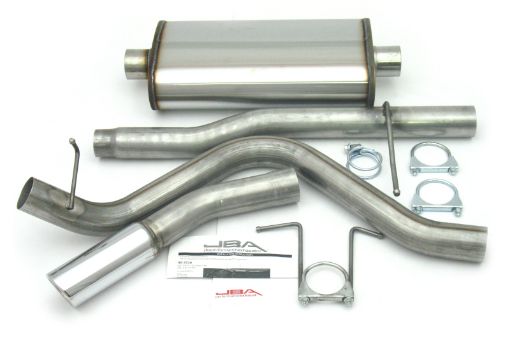Picture of JBA 01 - 03 Ford F - 150 Super Crew 4.6L5.4L 409SS Pass Side Single Exit Cat - Back Exhaust