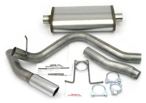 Picture of JBA 98 - 03 Ford F - 150 4.2L4.6L5.4L 409SS Pass Side Single Exit Cat - Back Exhaust