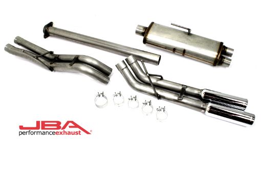 Picture of JBA 15 - 20 Ford F - 150 2.7L3.5L5.0L 409SS Pass Side Dual Exit Cat - Back Exhaust