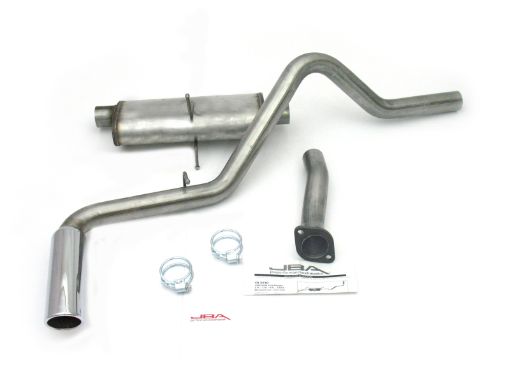 Picture of JBA 98 - 11 Ford Ranger Reg CabShort Bed 2.5L3.0L4.0L 409SS Pass Side Single Exit Cat - Back Exhaust
