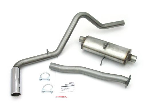 Picture of JBA 98 - 11 Ford Ranger Super Cab 2.5L3.0L4.0L 409SS Pass Side Single Exit Cat - Back Exhaust