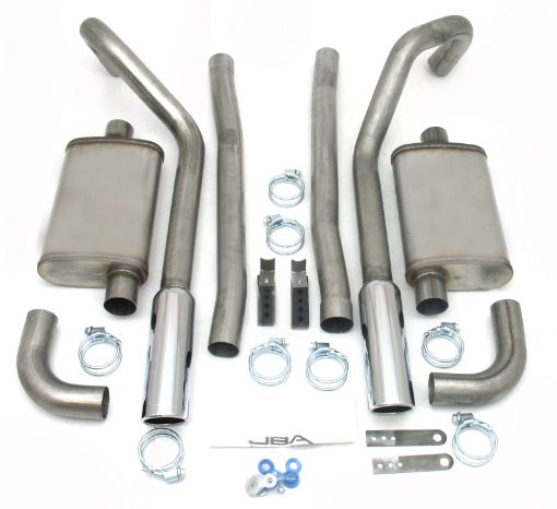 Picture of JBA 65 - 70 Ford Mustang 260 - 428 409SS Dual Under Rear Valance Header Back Exhaust