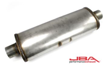 Picture of JBA Universal Chambered 304SS Muffler 22x8x5 3in CenterCenter