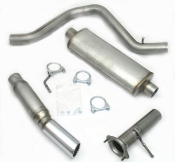 Picture of JBA 02 - 06 Chevrolet Trail Blazer 4.2L 409SS Single Rear Exit Cat - Back Exhaust