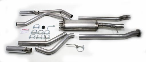 Picture of JBA 05 - 17 Chevrolet SilveradoGMC Sierra 4.3L4.8L5.3L 409SS Dual Rear Exit Cat - Back Exhaust