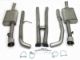 Picture of JBA 05 - 06 Pontiac GTO 6.0L 409SS Dual Rear Exit Cat - Back Exhaust