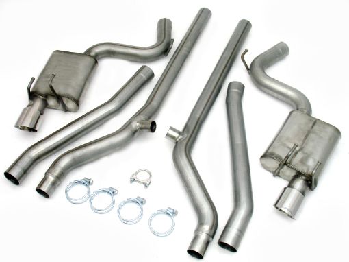 Picture of JBA 10 - 14 Chevrolet Camaro 6.2L 409SS Dual Rear Exit Cat - Back Exhaust