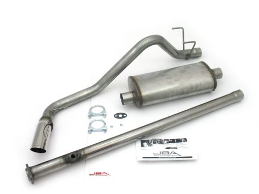 Picture of JBA 95 - 99 Toyota Tacoma (Xtra Cab) 2.4L2.7L 409SS Pass Side Single Exit Cat - Back Exhaust