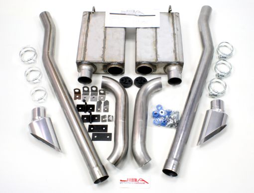 Picture of JBA 65 - 70 Ford Mustang 260 - 428 409SS Eleanor Style Dual Side Header Back Exhaust