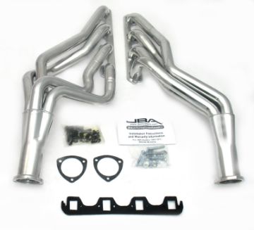 Picture of JBA 65 - 73 Ford Mustang 260 - 302 SBF 5 Speed T5T56 1 - 34in Primary Silver Ctd Long Tube Header
