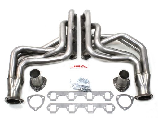 Picture of JBA 65 - 73 Ford Mustang 260 - 351W (wMustang II Suspension) 1 - 34in Primary Raw 409SS Long Tube Header