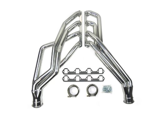 Picture of JBA 65 - 73 Ford Mustang 351W SBF 1 - 34in Primary Silver Ctd Long Tube Header