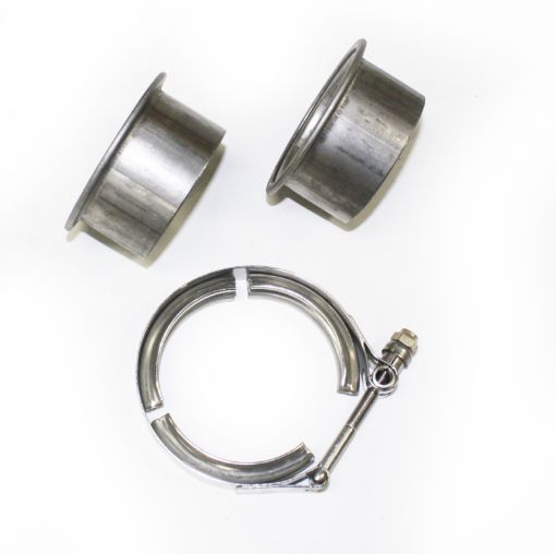 Picture of JBA 2.5in Stainless Steel V - Band Clamp Flanges