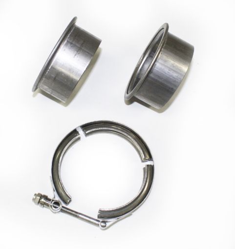 Picture of JBA 3in Stainless Steel V - Band Clamp Flanges