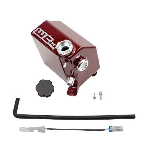 Picture of Wehrli 17 - 19 Chevrolet 6.6L L5P Duramax OEM Placement Coolant Tank Kit - WCFab Red
