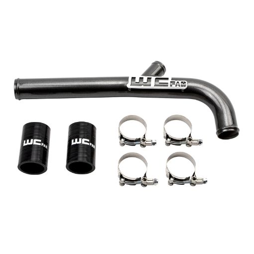 Picture of Wehrli 13 - 15 Dodge Cummins 6.7L wDual Radiator Upper Coolant Pipe - WCFab Grey