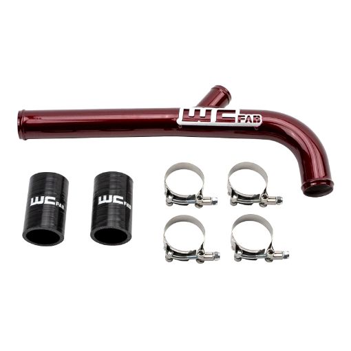 Picture of Wehrli 13 - 15 Dodge Cummins 6.7L wDual Radiator Upper Coolant Pipe - WCFab Red