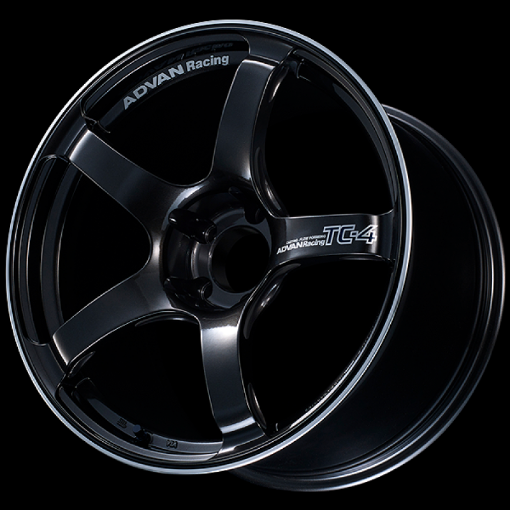 Picture of Advan TC4 18x8 37 5 - 100 Racing Black Gunmetallic Ring Wheel