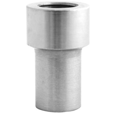 Picture of QA1 Tube Adapter - 1 - 12in OD - Smooth - Left Hand - 34 - 16 Thread .250 Wall - Alloy