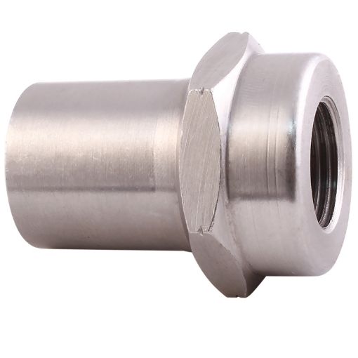 Picture of QA1 Tube Adapter - 78in OD - Hex - Left Hand - 38 - 24 Thread .058 Wall - Alloy