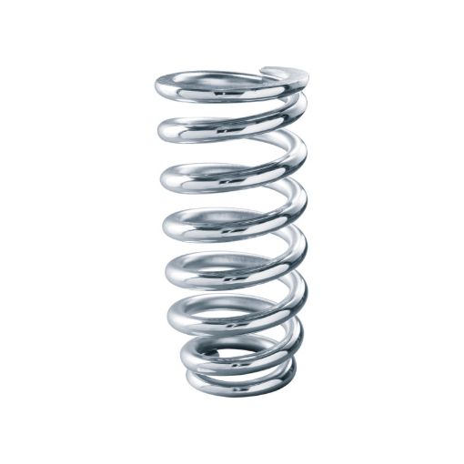 Picture of QA1 3 - 12in ID Tapered Spring - 8in Length x 375lbsin - Chrome Plated