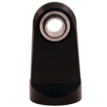 Picture of QA1 1in Extended Length Eyelet wBearing - 916 - 18 Thread - Black Anodized Aluminum