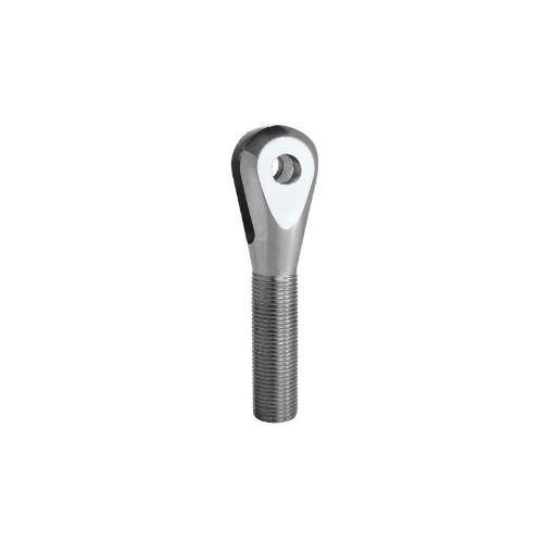Picture of QA1 Clevis - Left Hand - 516 - 516in - 316in Slot - Carbon Steel