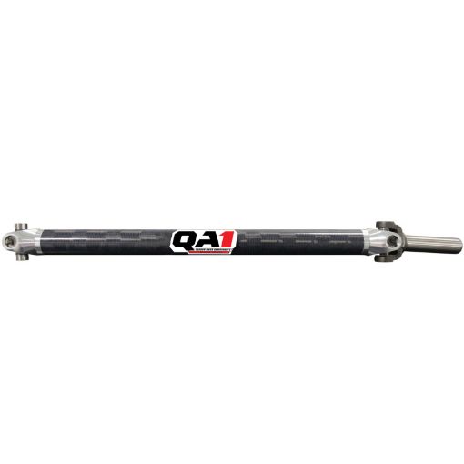 Picture of QA1 2.25in Super Late Model Carbon Fiber Driveshaft wSlip Yoke (TractionTwist) - 35.5in Length