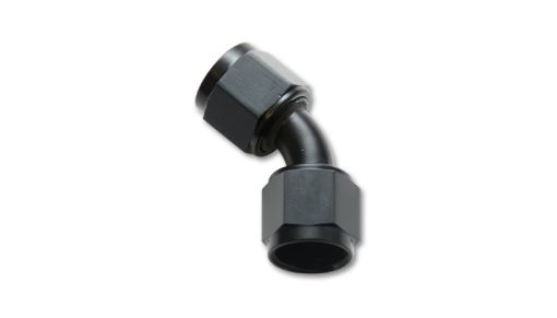 Picture of Vibrant - 20AN X - 20AN Female Flare Swivel 45 Deg Fitting (AN To AN) - Anodized Black Only