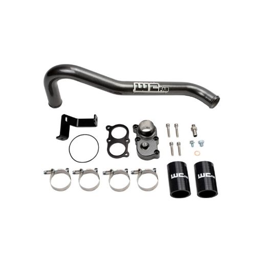 Picture of Wehrli 06 - 10 Duramax LBZLMM Thermostat Housing Kit - Gloss Black