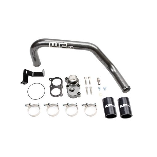 Picture of Wehrli 06 - 10 Duramax LBZLMM Thermostat Housing Kit For Dual CP3 - Gloss White