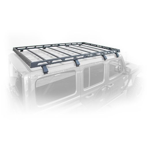 Picture of DV8 Offroad 18 - 21 Jeep Wrangler JL 4 - Door Roof Rack