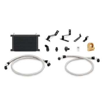 Picture of Mishimoto 2016 Chevy Camaro Oil Cooler Kit w Thermostat - Black