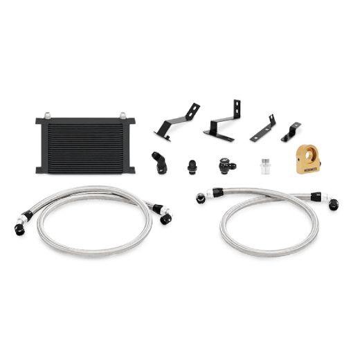 Picture of Mishimoto 2016 Chevy Camaro Oil Cooler Kit w Thermostat - Black