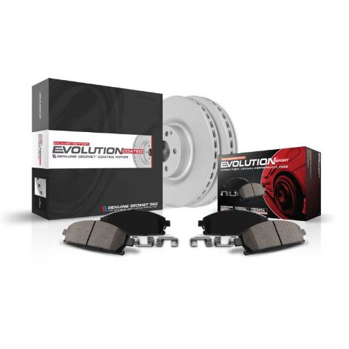 Picture of Power Stop 2020 Mercedes - Benz Sprinter 3500 Rear Z23 Evolution Sport Coated Brake Kit