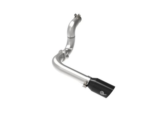 Picture of aFe 20 - 21 Jeep Wrangler Large Bore - HD 3in 304 Stainless Steel DPF - Back Exhaust System - Black Tip