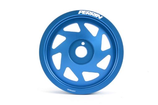 Picture of Perrin 15 - 18 Subaru WRX 13 - 20 BRZ 14 - 18 Forester XT FAFBCrank Pulley - Blue