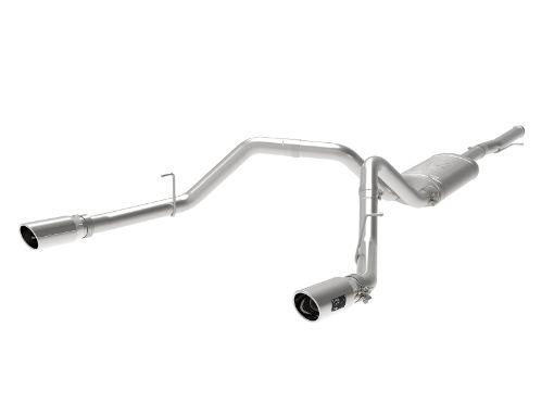 Picture of aFe Apollo GT Series 3 IN 409 SS Cat - Back Exhaust System w Polish Tip GM Sierra 1500 09 - 18